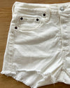 Clean white shorts